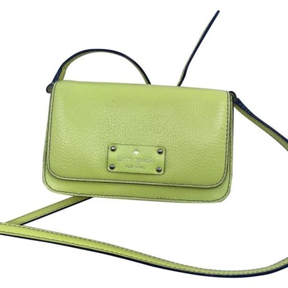 Kate Spade Small Yellow Leather Cross Body Bag - Picture 1 of 7